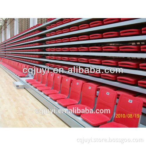 Folding floor mounted retractable seating system tribune bleachers for sale JY-769